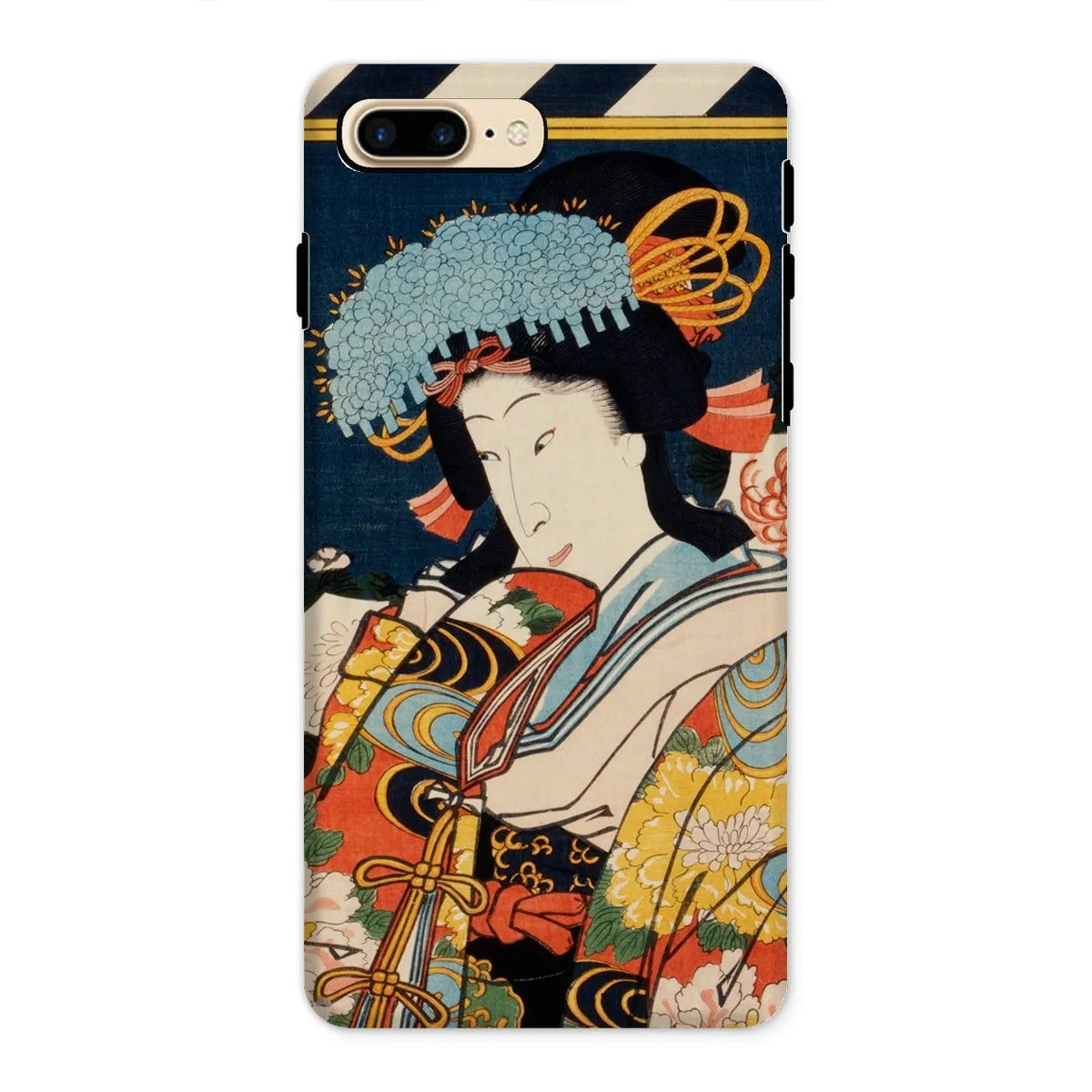 Noble Woman - Ukiyo-e Art Phone Case - Toyohara Kunichika - Iphone 8 Plus / Matte - Mobile Phone Cases - Aesthetic Art