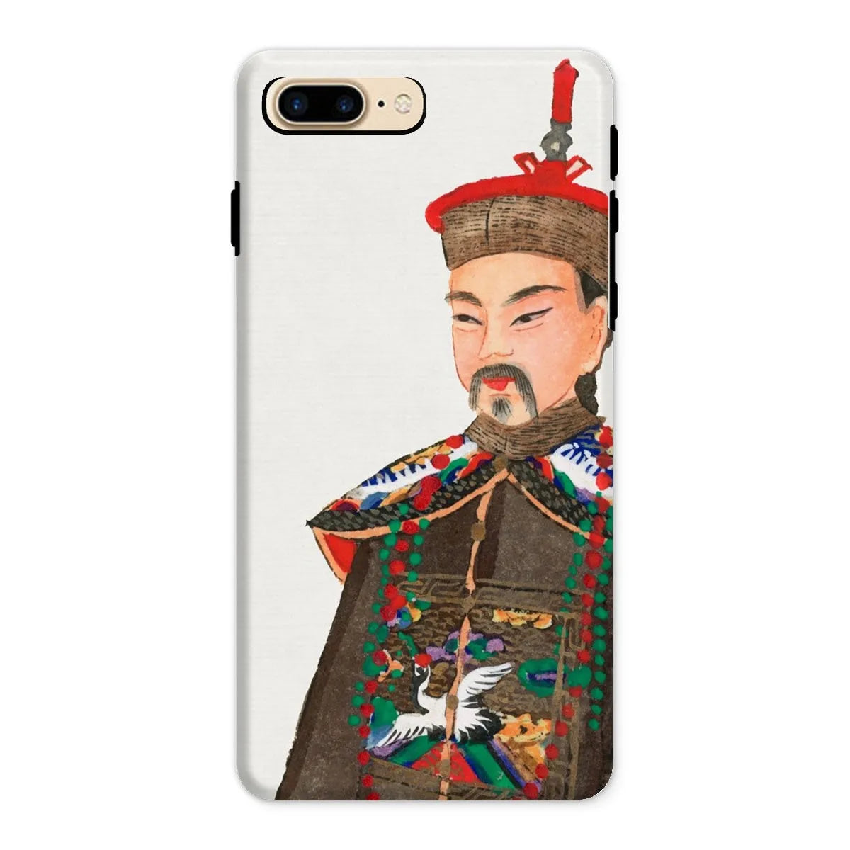 Nobleman At Court - Chinese Aesthetic Manchu Art Phone Case - Iphone 8 Plus / Matte - Mobile Phone Cases - Aesthetic Art