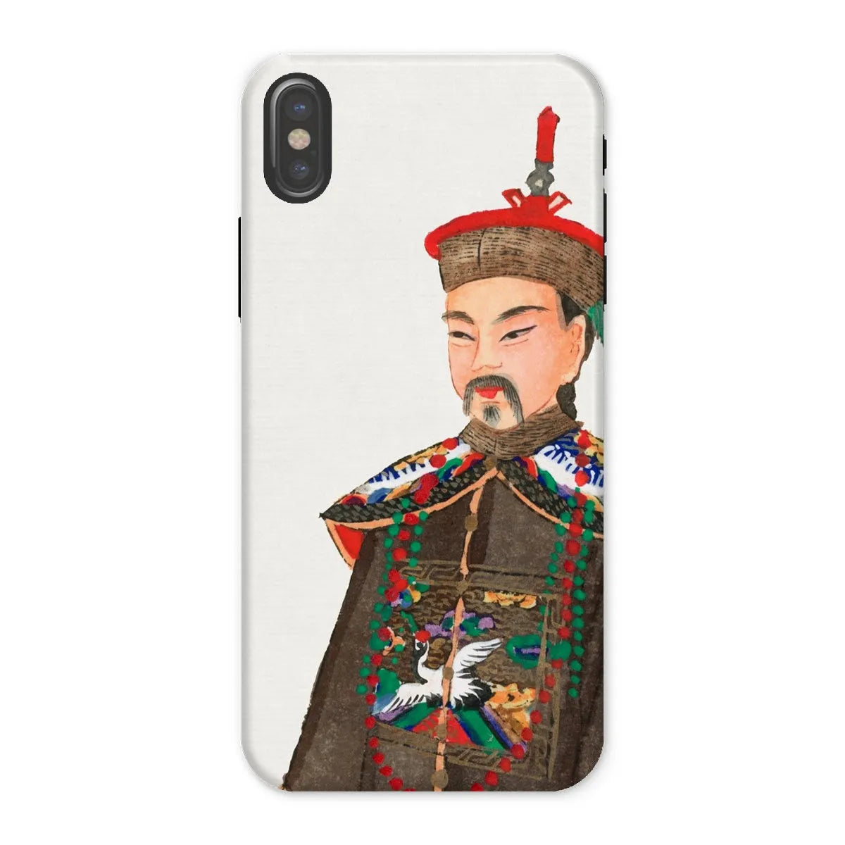 Nobleman At Court - Chinese Aesthetic Manchu Art Phone Case - Iphone x / Matte - Mobile Phone Cases - Aesthetic Art