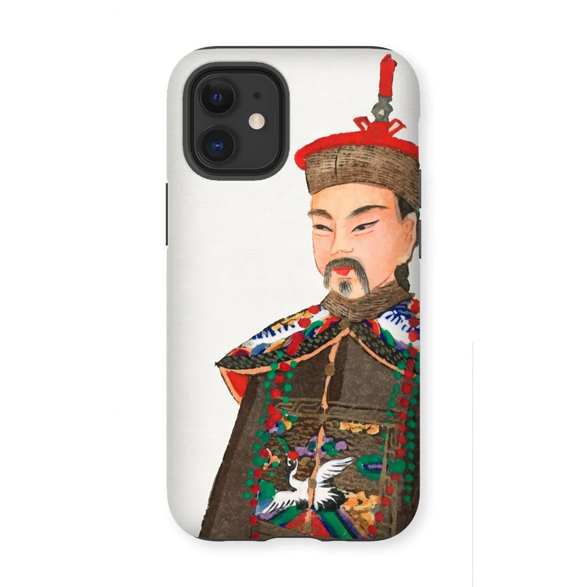 Nobleman At Court - Chinese Aesthetic Manchu Art Phone Case - Iphone 12 Mini / Matte - Mobile Phone Cases - Aesthetic