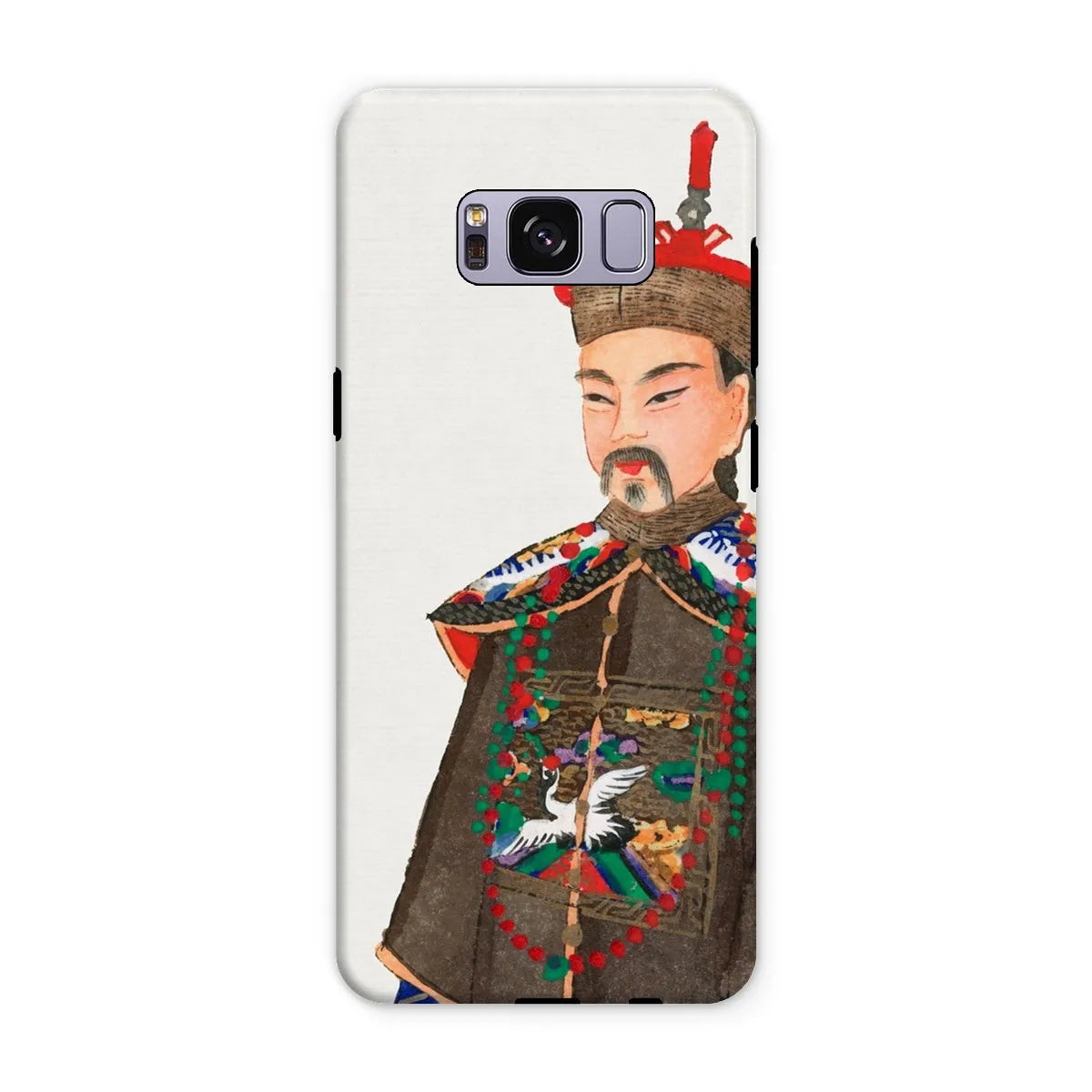 Nobleman At Court - Chinese Aesthetic Manchu Art Phone Case - Samsung Galaxy S8 Plus / Matte - Mobile Phone Cases