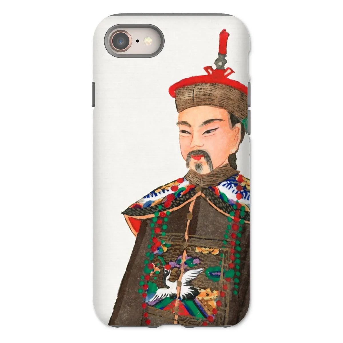 Nobleman At Court - Chinese Aesthetic Manchu Art Phone Case - Iphone 8 / Matte - Mobile Phone Cases - Aesthetic Art