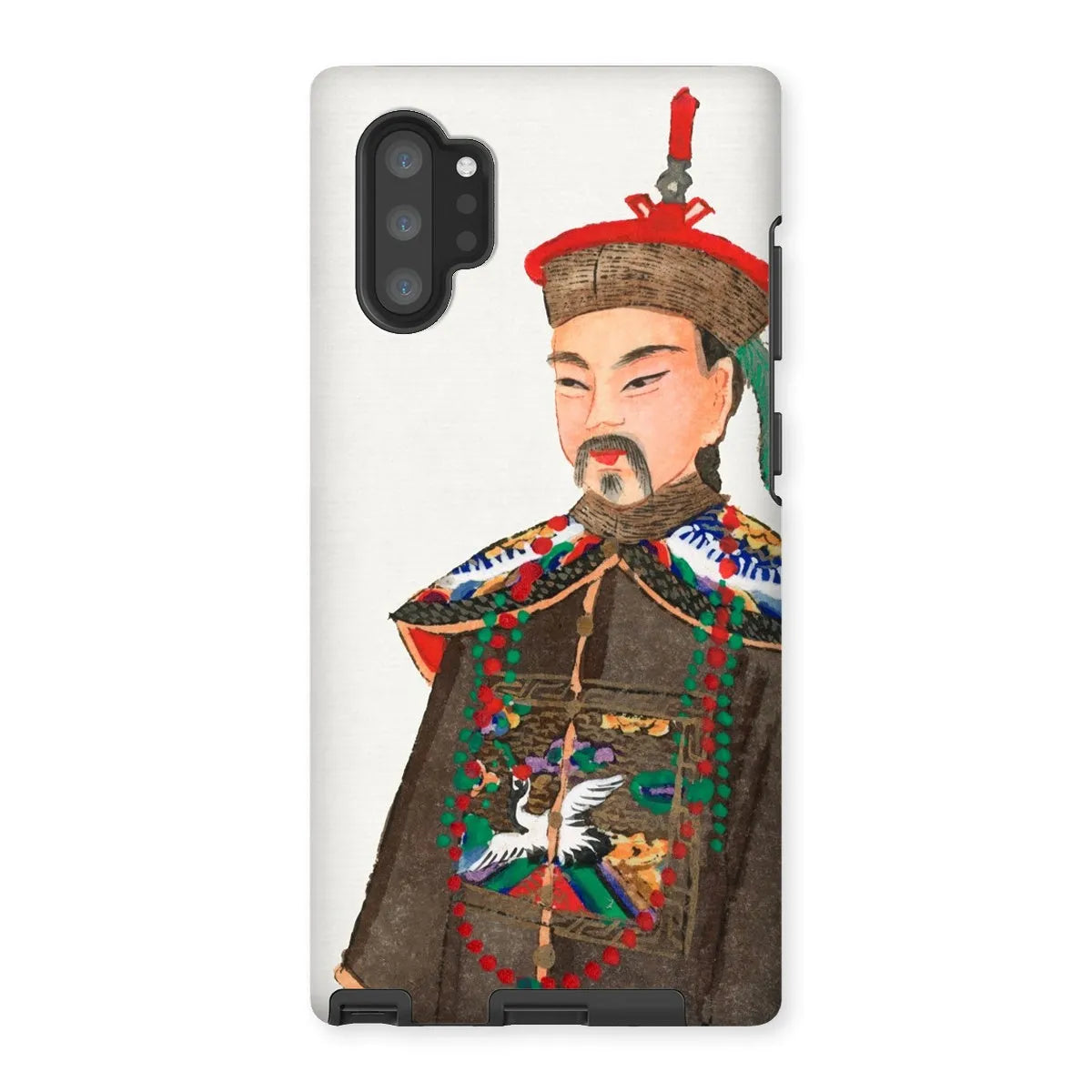 Nobleman At Court - Chinese Aesthetic Manchu Art Phone Case - Samsung Galaxy Note 10p / Matte - Mobile Phone Cases