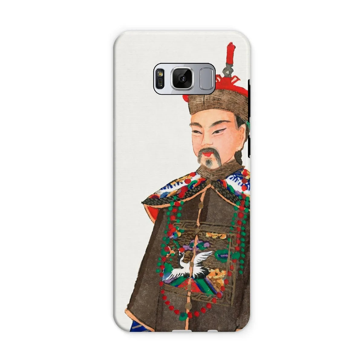 Nobleman At Court - Chinese Aesthetic Manchu Art Phone Case - Samsung Galaxy S8 / Matte - Mobile Phone Cases