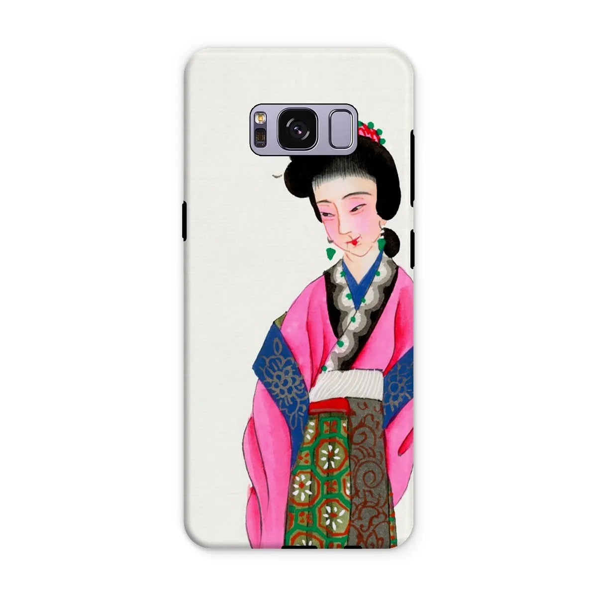 Noblewoman - Chinese Aesthetic Manchu Art Phone Case - Samsung Galaxy S8 Plus / Matte - Mobile Phone Cases - Aesthetic