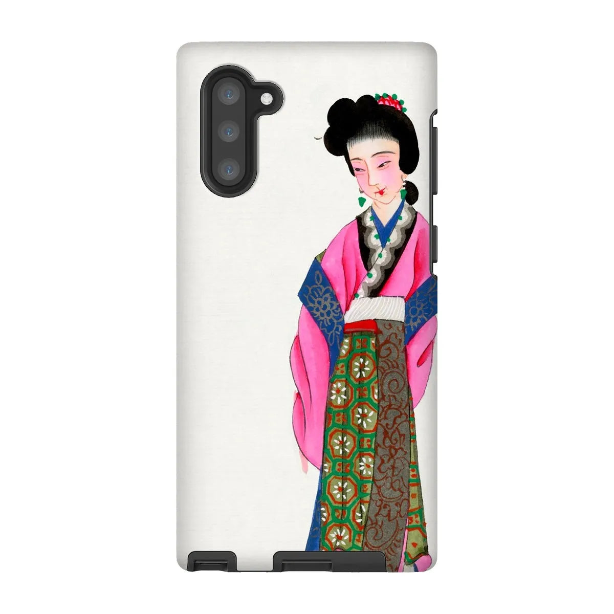 Noblewoman - Chinese Aesthetic Manchu Art Phone Case - Samsung Galaxy Note 10 / Matte - Mobile Phone Cases - Aesthetic
