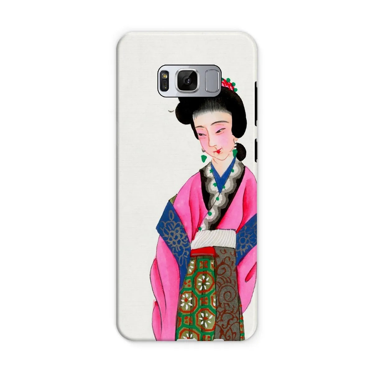 Noblewoman - Chinese Aesthetic Manchu Art Phone Case - Samsung Galaxy S8 / Matte - Mobile Phone Cases - Aesthetic Art