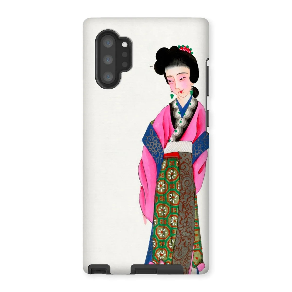 Noblewoman - Chinese Aesthetic Manchu Art Phone Case - Samsung Galaxy Note 10p / Matte - Mobile Phone Cases - Aesthetic