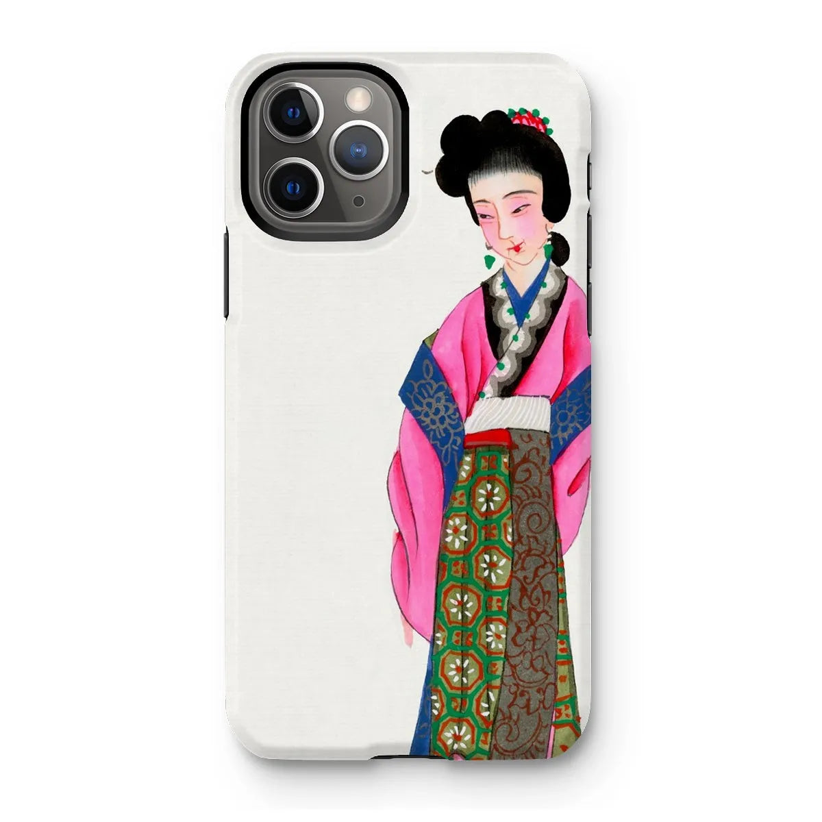 Noblewoman - Chinese Aesthetic Manchu Art Phone Case - Iphone 11 Pro / Matte - Mobile Phone Cases - Aesthetic Art