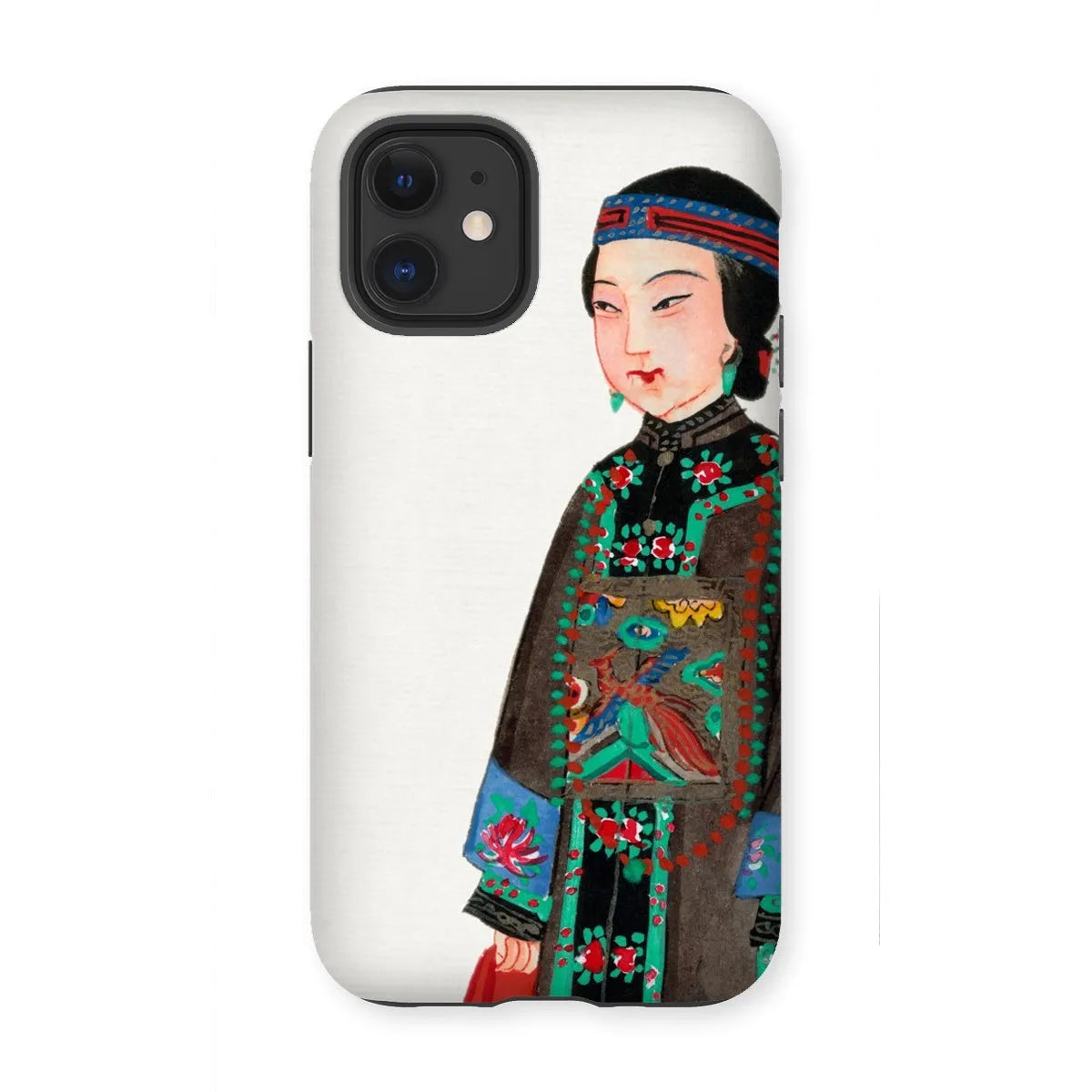 Noblewoman At Court - Chinese Aesthetic Art Phone Case - Iphone 12 Mini / Matte - Mobile Phone Cases - Aesthetic Art