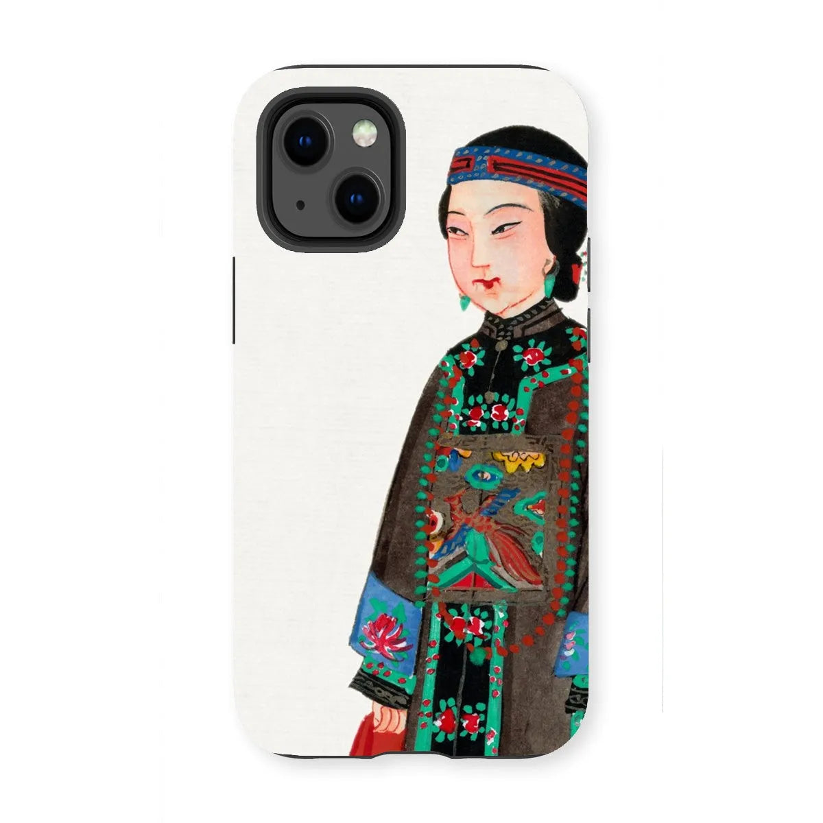 Noblewoman At Court - Chinese Aesthetic Art Phone Case - Iphone 13 Mini / Matte - Mobile Phone Cases - Aesthetic Art