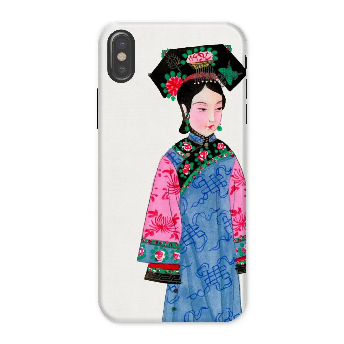 Noblewoman Too - Manchu Aesthetic Art Phone Case - Iphone x / Matte - Mobile Phone Cases - Aesthetic Art