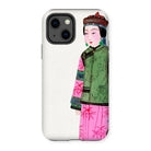 Noblewoman - Manchu Fashion Art Iphone Case, 13 / Matte, Phone Case Colorful Traditional Chinese Figure Design