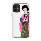 Noblewoman - Manchu Fashion Art Iphone Case - 12 Mini / Matte