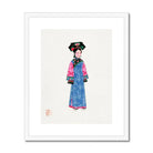 Noblewoman - Manchu Fashion Art Print Posters Prints & Visual Artwork