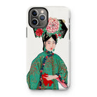 Noblewoman - Qing Dynasty Art Iphone Case, 11 Pro / Matte, Iphone Case Colorful Illustration Chinese Opera Character Traditional