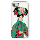 Noblewoman - Qing Dynasty Art Iphone Case, 8 / Matte, Phone Case Traditional Chinese Opera Character Design Elaborate
