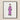Framed Illustration Woman Traditional Attire Long Purple Robe Qing Dynasty Elegance, Late, Manchu Fashion Art