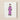 Framed Illustration Woman Traditional Attire Long Purple Robe Qing Dynasty Elegance, Late, Manchu Fashion Art