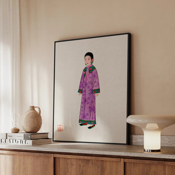 Noblewoman - Impresión artística de la dinastía Qing / Lienzo, pósters impresos y obra visual, Toby Leon