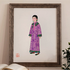 Noblewoman - Qing Dynasty Art Print Posters Prints & Visual Artwork