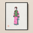 Noblewoman - Qing Dynasty Fashion Art Framed Canvas Posters Prints & Visual Artwork