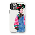 Noblewoman - Qing Dynasty Iphone Case, 11 Pro / Matte, Phone Case Colorful Illustration Woman Traditional Chinese Attire