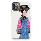 Noblewoman - Qing Dynasty Iphone Case, 11 Pro Max / Matte, Phone Case Colorful Illustration Traditional Chinese Woman Ornate