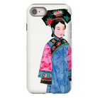 Noblewoman - Qing Dynasty Iphone Case, 8 / Matte, Phone Case Colorful Illustration Woman Traditional Chinese Attire