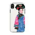 Noblewoman - Qing Dynasty Iphone Case, Xr / Matte, Phone Case Colorful Illustration Traditional Chinese Woman Ornate