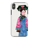 Noblewoman - Qing Dynasty Iphone Case, Xs / Matte, Phone Case Colorful Illustration Traditional Chinese Woman Ornate