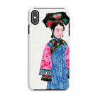 Noblewoman - Qing Dynasty Iphone Case, Xs Max / Matte, Phone Case Colorful Illustration Traditional Chinese Woman Ornate