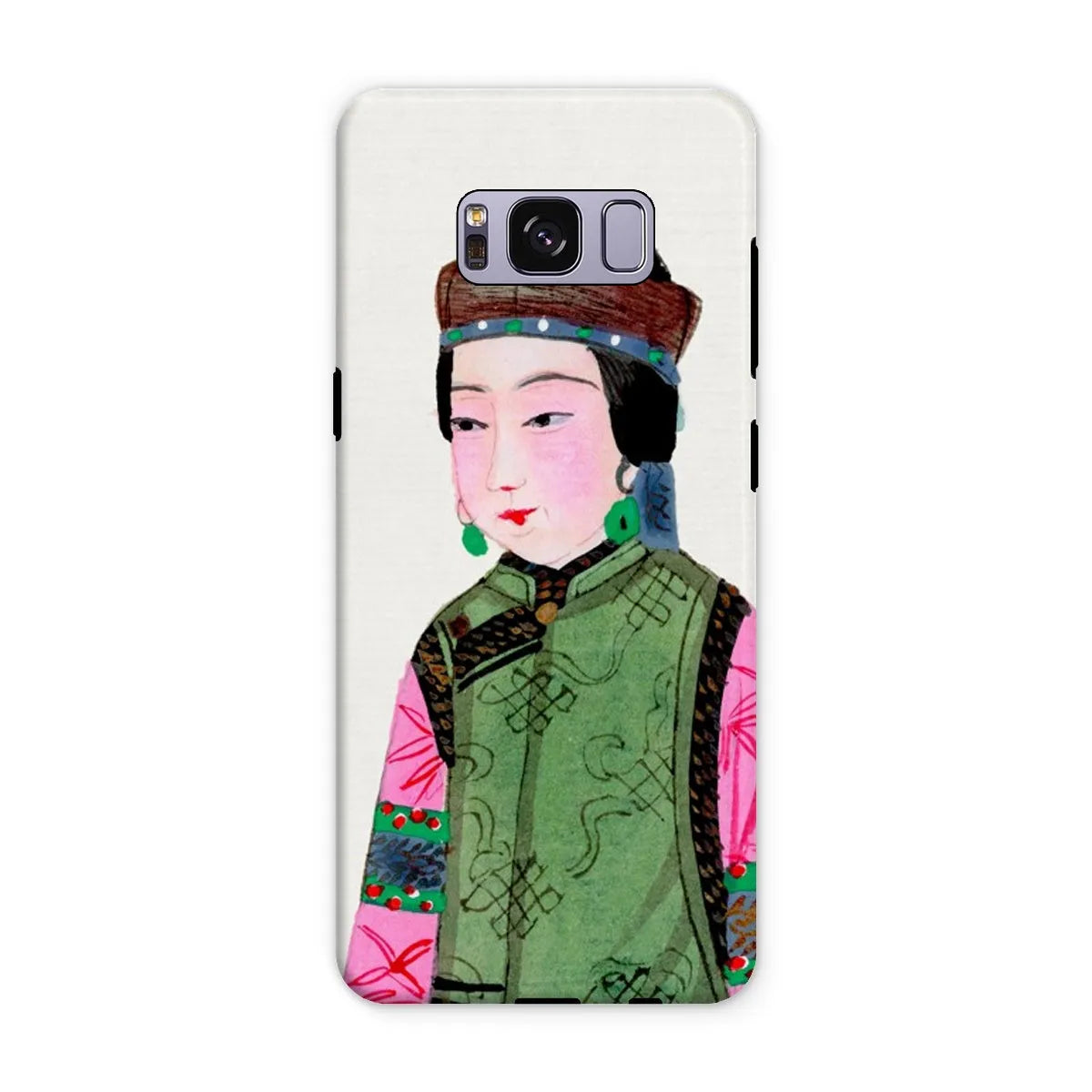 Noblewoman In Winter - Chinese Aesthetic Art Phone Case - Samsung Galaxy S8 Plus / Matte - Mobile Phone Cases