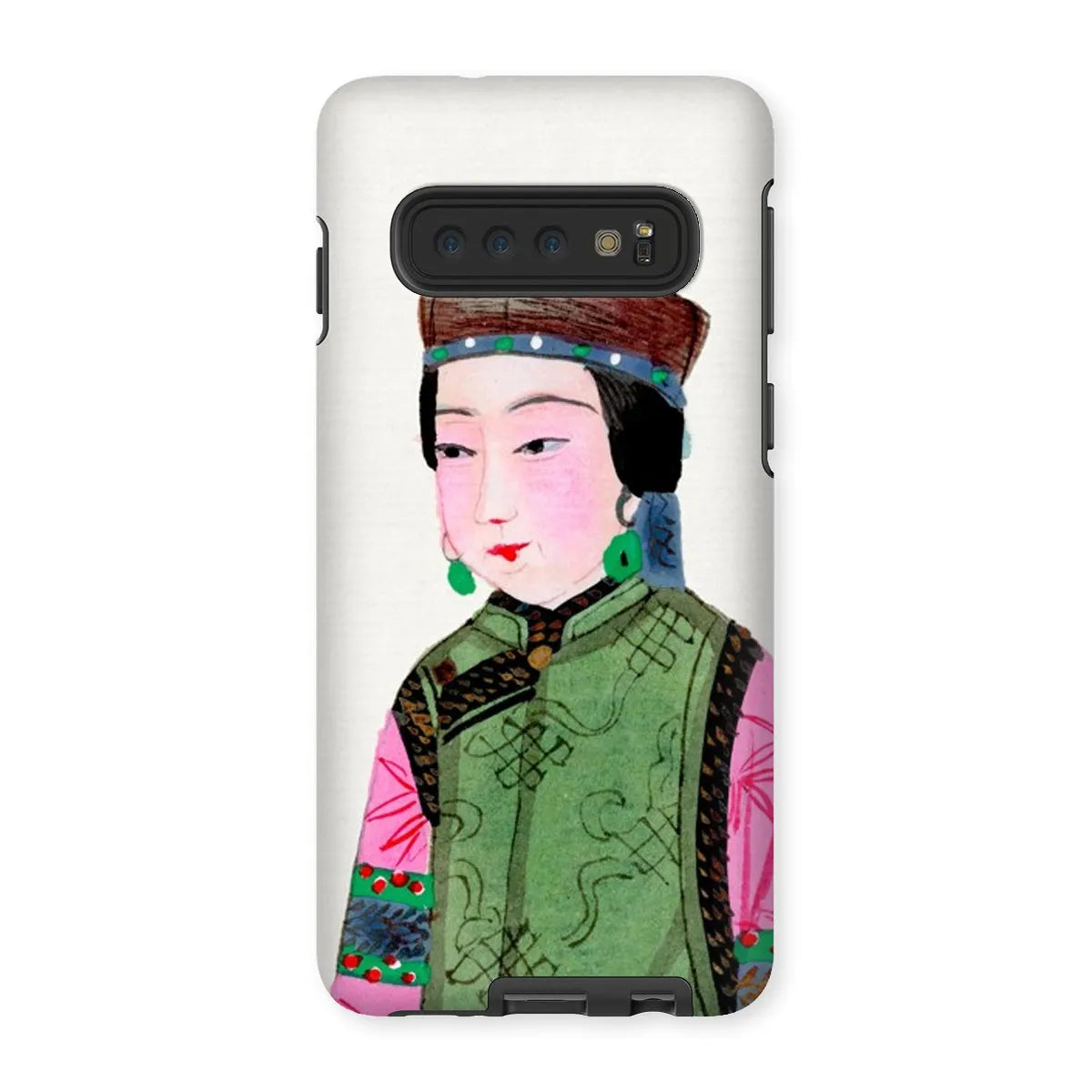 Noblewoman In Winter - Chinese Aesthetic Art Phone Case - Samsung Galaxy S10 / Matte - Mobile Phone Cases - Aesthetic
