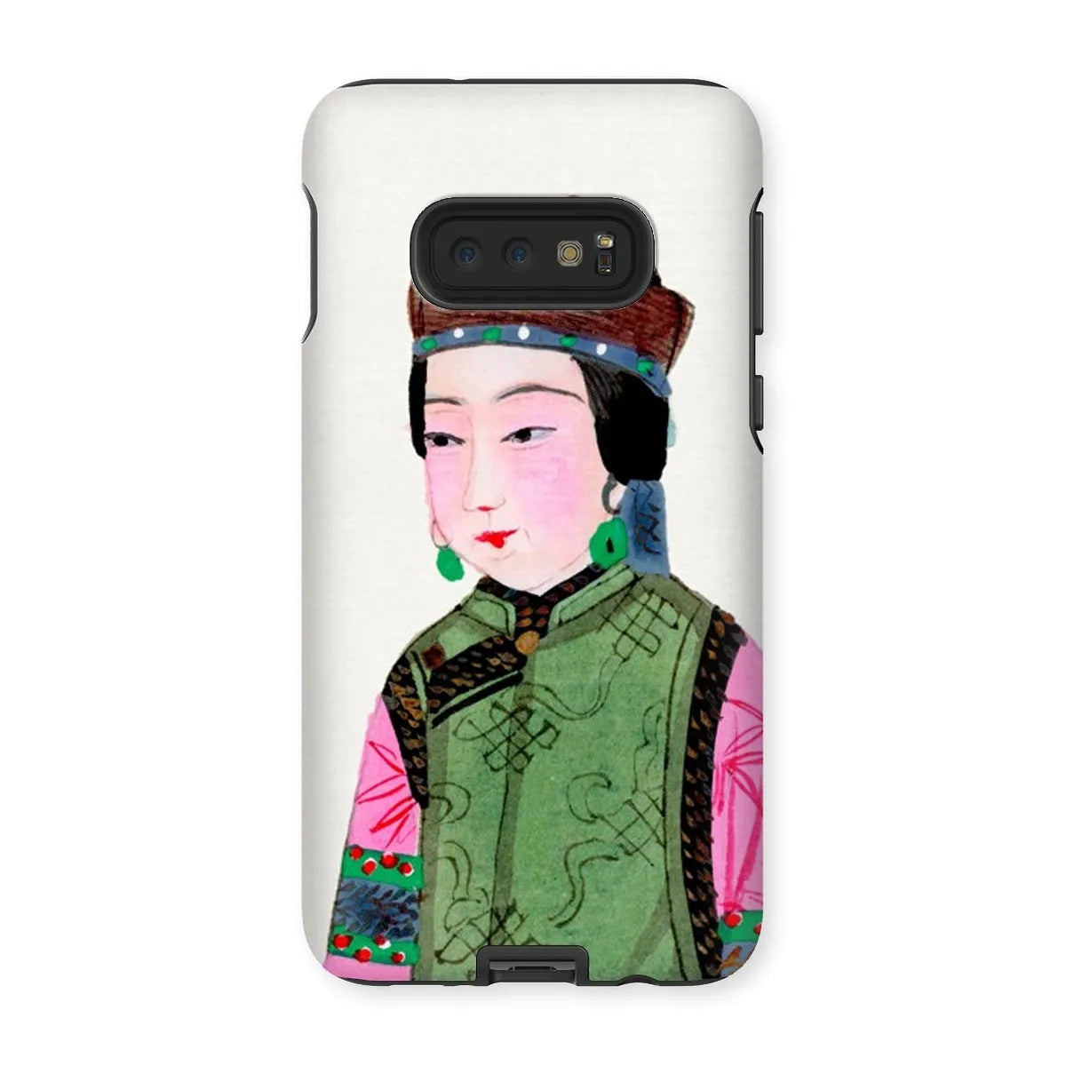 Noblewoman In Winter - Chinese Aesthetic Art Phone Case - Samsung Galaxy S10e / Matte - Mobile Phone Cases - Aesthetic