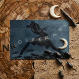 Nosferatu - Albin Grau Film Poster Art Print / Canvas Dark Blue Rectangular Postcard Black Silhouette White, Prints