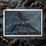 Nosferatu - Tirage d’art de l’affiche du film par Albin Grau / Toile, 17x12’’ / A3 / Sans cadre / Bordure blanche, Posters Prints & Visual Artwork, Toby Leon