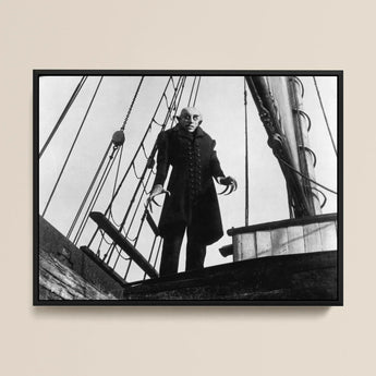 Nosferatu: a Symphony of Horror Art Print / Canvas Black-framed Black-and-white Photograph Classic Horror Movie Poster Iconic Nosferatu