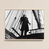 Nosferatu: a Symphony of Horror Art Print / Canvas Black-and-white Framed Photograph Classic Dracula Character 1931 Film Nosferatu Steps,