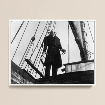 Nosferatu: a Symphony of Horror Art Print / Canvas 16x12’’ / 41x31cm / White Frame Black-and-white Framed Poster Classic Horror Film