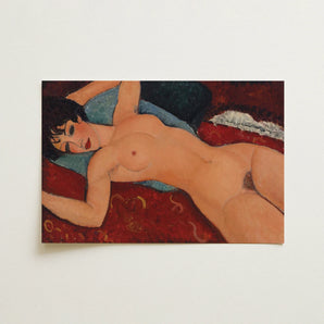Nu Couche - Amedeo Modigliani Art Print / Canvas, 18x12’’ / 46x31cm / Unframed / no Border, Posters Prints & Visual Artwork, Toby Leon