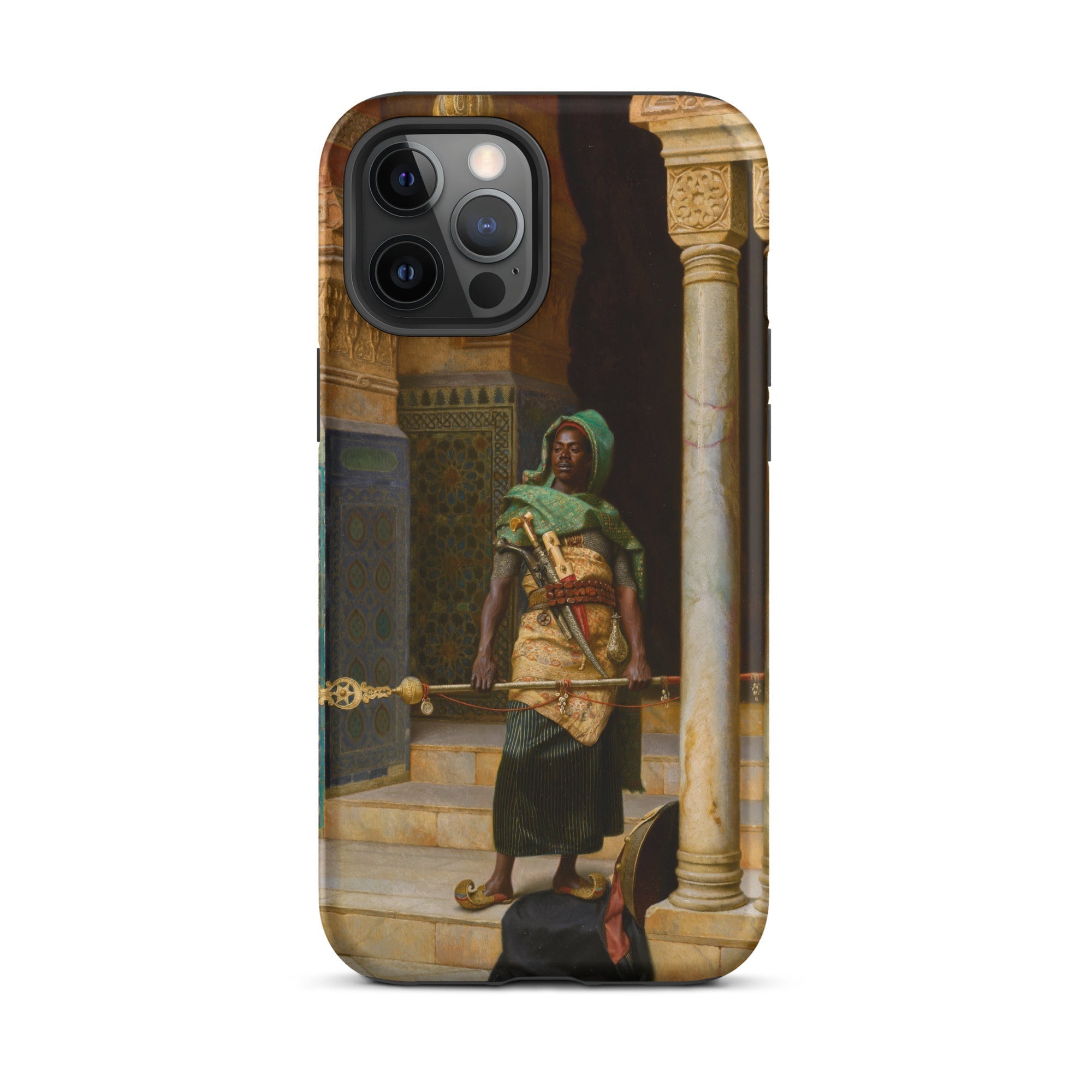 The Nubian Guard Ludwig Deutsch Iphone Case, 12 Pro Max / Matte, Phone Case Painting Guard