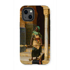 The Nubian Guard - Ludwig Deutsch Iphone Case, 13 Mini / Matte, Phone Case Classical Painting Figure Middle Eastern Attire