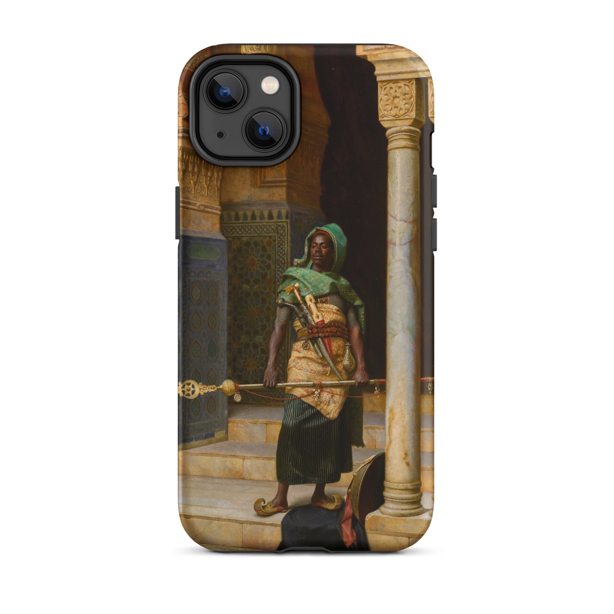The Nubian Guard Ludwig Deutsch Iphone Case, 14 Plus / Matte, Iphone Case Painting Guard
