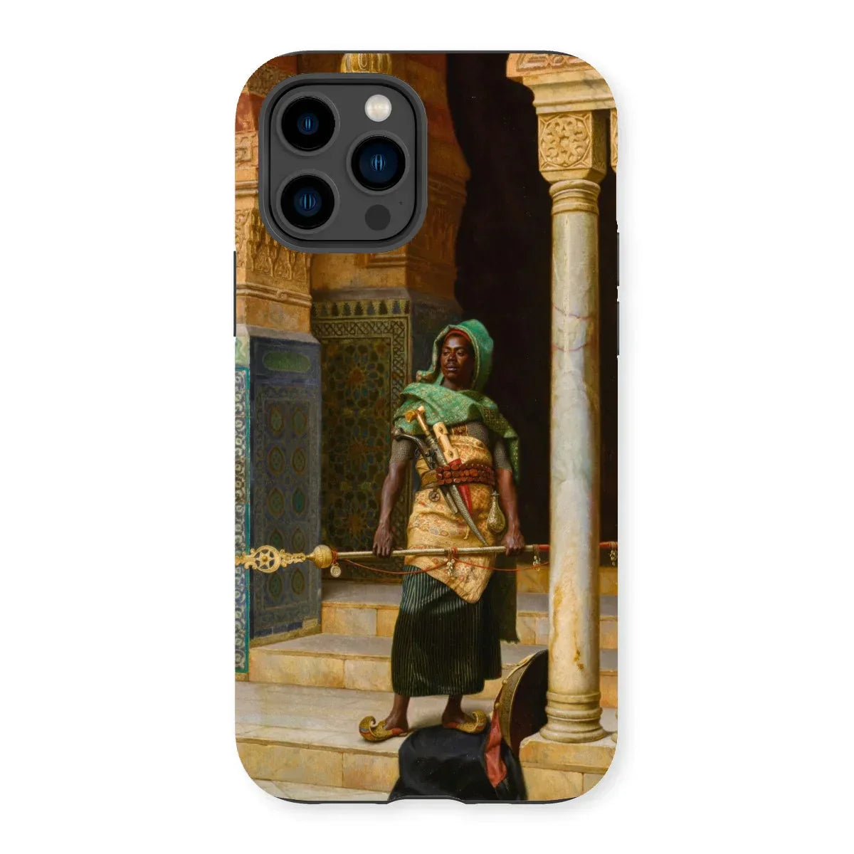 The Nubian Guard - Ludwig Deutsch Iphone Case, 14 Pro / Matte, Phone Case Classical Painting Middle Eastern North African
