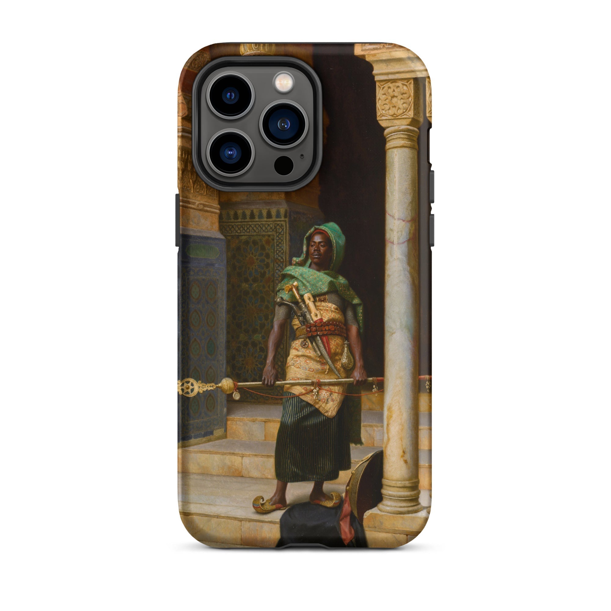 The Nubian Guard Ludwig Deutsch Iphone Case, 14 Pro Max / Matte, Artistic Phone Case