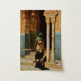 Nubian Guard - Ludwig Deutsch Orientalism Art Print / Canvas, 12x18’’ / 31x46cm / Unframed / no Border, Posters Prints & Visual Artwork,
