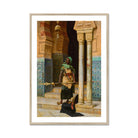 Nubian Guard - Ludwig Deutsch Orientalism Art Print, Framed Painting Moorish Guard