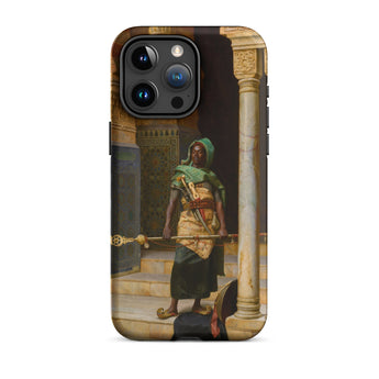 The Nubian Guard - Ludwig Deutsch Phone Case Iphone 15 Pro Max / Matte Artistic Phone Case Nubian Guard, Ludwig Deutsch, Deutsch’s