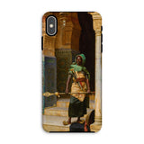 The Nubian Guard - Ludwig Deutsch Phone Case Iphone Xs Max / Matte Phone Case Classical Painting Figure Middle Eastern Attire Nubian Guard,